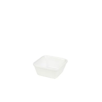 Picture of Genware Porcelain Square Pie Dish 12cm/ 4.75" - Pack of 6