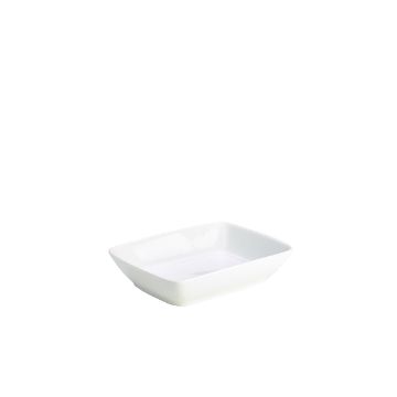 Picture of Genware Porcelain Rectangular Dish 16 x 12cm/ 6.25 x 4.75" - Pack of 6