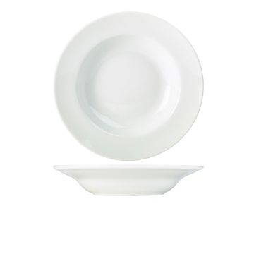 Picture of Genware Porcelain Soup Plate/ Pasta Dish 30cm/ 12" - Pack of 6