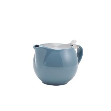 Picture of GenWare Porcelain Grey Teapot with St/ St Lid & Infuser 50cl/ 17.6oz - Pack of 6