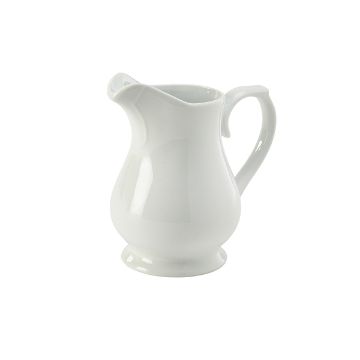 Picture of Genware Porcelain Traditional Serving Jug 28cl/ 10oz - Pack of 6