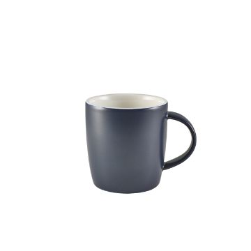 Picture of GenWare Porcelain Matt Blue Cosy Mug 35cl/ 12.3oz - Pack of 6