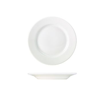 Picture of Genware Porcelain Classic Winged Plate 19cm/ 7.5" - Pack of 6
