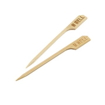 Picture of Bamboo Steak Markers 9cm/ 3.5" Medium Well (100pcs)