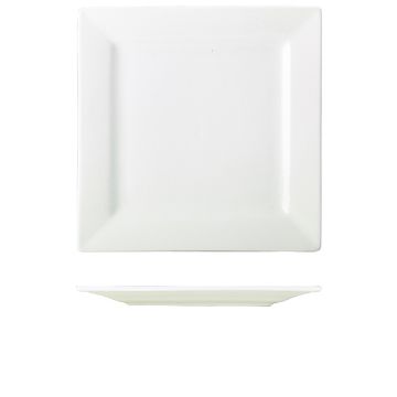 Picture of Genware Porcelain Square Plate 30cm/ 12" - Pack of 6