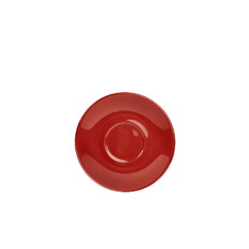 Picture of Genware Porcelain Red Saucer 13.5cm/ 5.25" - Pack of 6