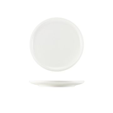Picture of GenWare Porcelain Flat Rim Plate 20cm/ 8" - Pack of 6
