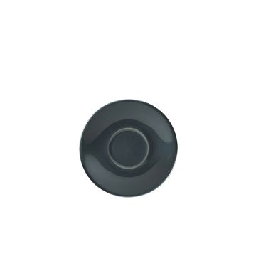 Picture of Genware Porcelain Grey Saucer 12cm/ 4.75" - Pack of 6