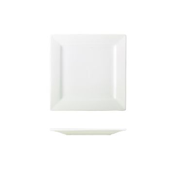 Picture of Genware Porcelain Square Plate 16cm/ 6.25" - Pack of 6