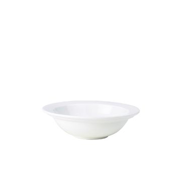 Picture of Genware Porcelain Rimmed Oatmeal Bowl 16cm/ 6.25" - Pack of 6
