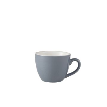 Picture of Genware Porcelain Grey Bowl Shaped Cup 9cl/ 3oz - Pack of 6