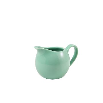 Picture of Genware Porcelain Green Jug 14cl/ 5oz - Pack of 6