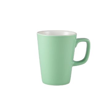 Picture of Genware Porcelain Green Latte Mug 34cl/ 12oz - Pack of 6
