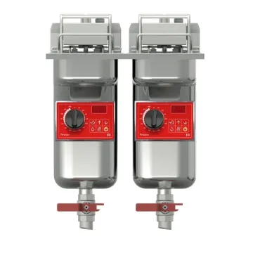 Picture of FriFri Precision 422 Electric Drop-in Twin Tank Fryer - 2 Baskets - W 400 mm - 2 x 9.0 kW
