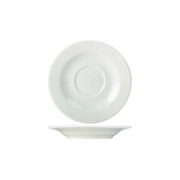 Picture of Genware Porcelain Saucer 16cm/ 6.25" - Pack of 6