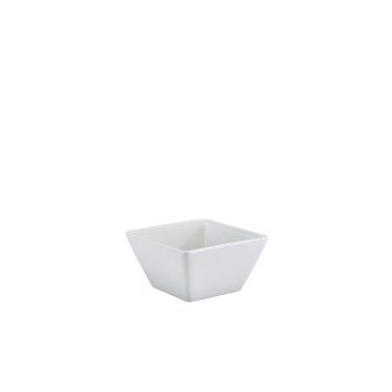 Picture of GenWare Porcelain Square Bowl 10.5cm/ 4" - Pack of 6