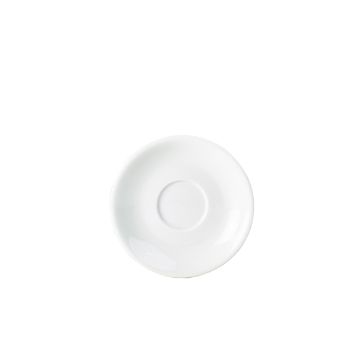 Picture of Genware Porcelain Saucer 13.5cm/ 5.25" - Pack of 6