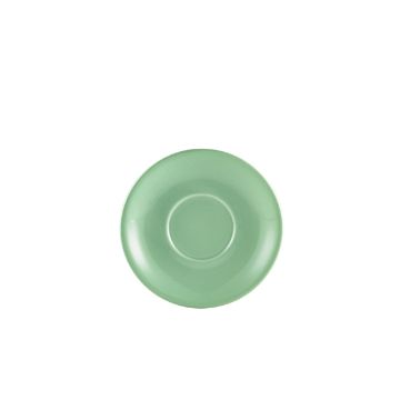 Picture of Genware Porcelain Green Saucer 13.5cm/ 5.25" - Pack of 6