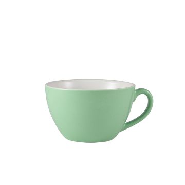 Picture of Genware Porcelain Green Bowl Shaped Cup 34cl/ 12oz - Pack of 6