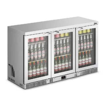 Picture of IMC Mistral M135 Bottle Cooler [Front Load] - Glass Door Door - Stainless Steel Frame - H 800 mm - W 1350 mm - 0.357 kW