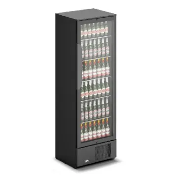 Picture of IMC Mistral TC60 Bottle Cooler [Front Load] - Glass Door - Black Painted Frame - H 1850 mm - W 600 mm