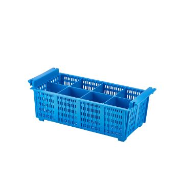 Picture of 8 Compart Cutlery Basket (Blue) 430 X 210 X 155mm