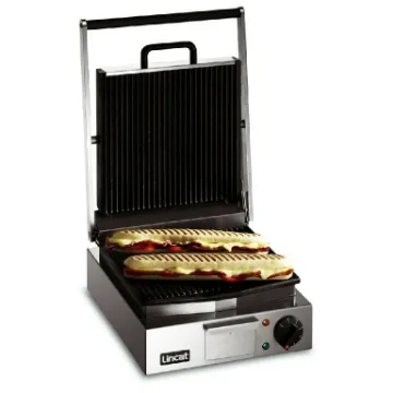 Picture of Lincat Lynx 400 Electric Counter-top Single Panini Grill - Ribbed Upper & Lower Plates - W 310 mm - 2.25 kW