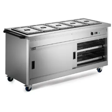Picture of P8B5PT - Lincat Panther 800 Series Free-standing Hot Cupboard - Bain Marie Top