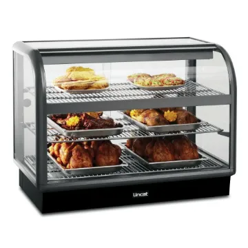 Picture of C6H/100B - Lincat Seal 650 Series Counter-top Curved Front Heated Merchandiser