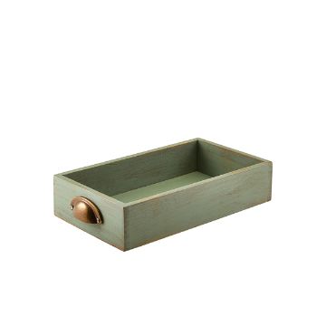 Picture of GenWare Green Wash Acacia Wood Display Drawer GN 1/3