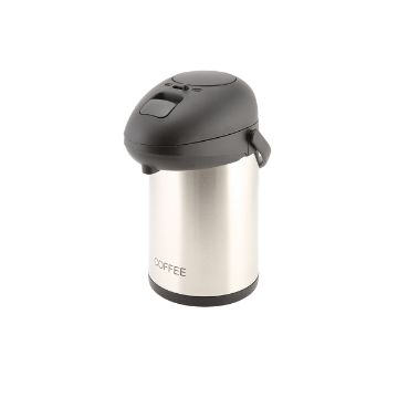 Picture of Coffee Inscribed St/St Vacuum Pump Pot 2.5L