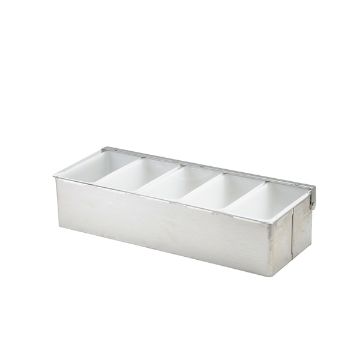 Picture of GenWare 5 Part Stainless Steel Condiment Holder
