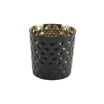 Picture of Black Hammered Stainless Steel Serving Cup 8.5 x 8.5cm
