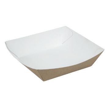 Picture of Colpac Compostable Kraft Food Trays Medium 148mm (500 pack)