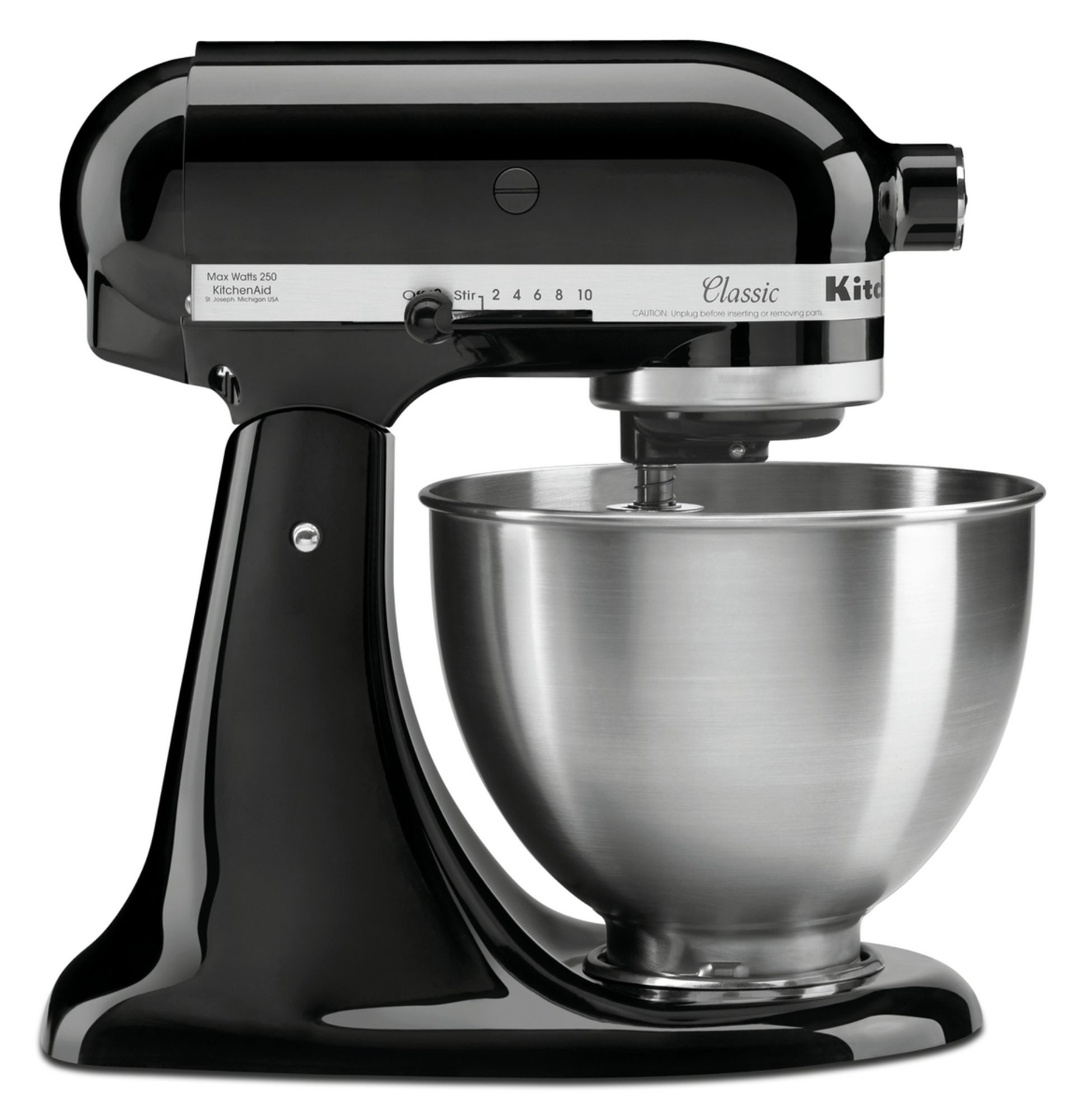 Picture of KitchenAid 5K45SSEOB, black, 4,28L