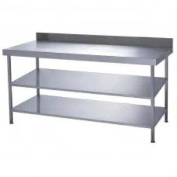 Picture of Parry TAB2W - Stainless Steel Tables With Two Undershelf Wall 900 x 1200 x 700