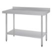 Picture of Vogue Stainless Steel Prep Table with Upstand 1200mm