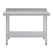 Picture of Vogue Stainless Steel Prep Table with Upstand 1200mm