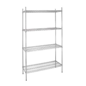 Picture of Vogue 4 Tier Wire Shelving Kit 915x460mm