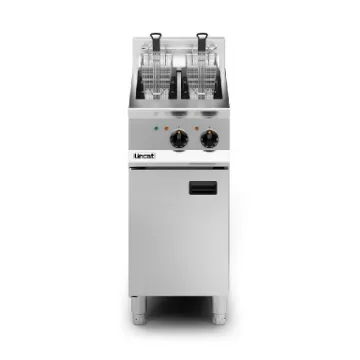 Picture of Lincat Opus 800 Electric Free-standing Twin Tank Fryer - 2 Baskets - W 400 mm - 14.0 kW