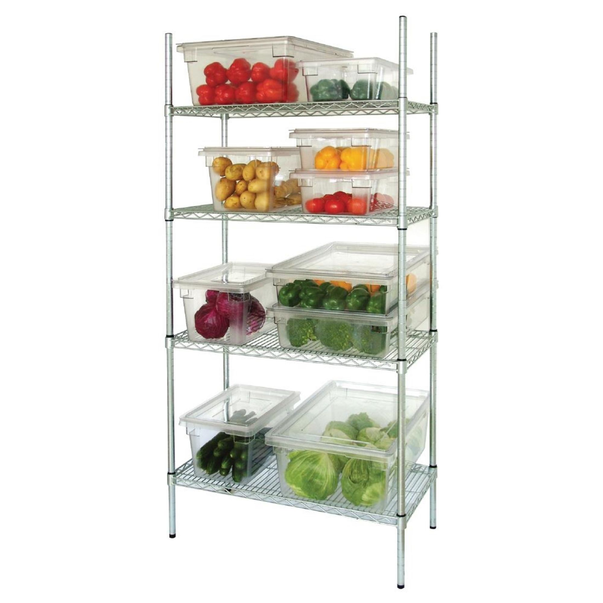Picture of Vogue 4 Tier Wire Shelving Kit 915x460mm