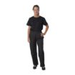 Picture of Whites Vegas Chef Trousers Polycotton Black L (5 Pack)