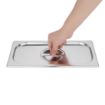 Picture of Vogue Stainless Steel 1/3 Gastronorm Lid