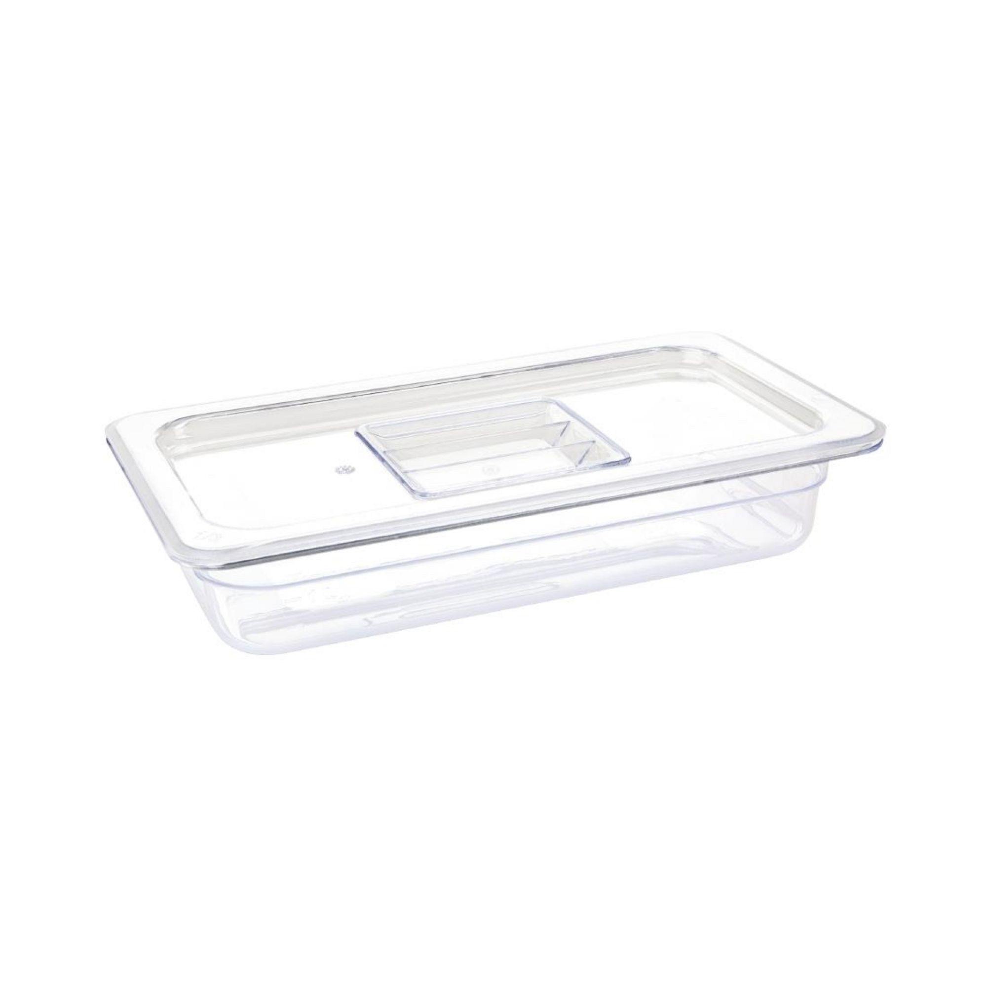 Picture of Vogue Polycarbonate 1/3 Gastronorm Container 65mm Clear