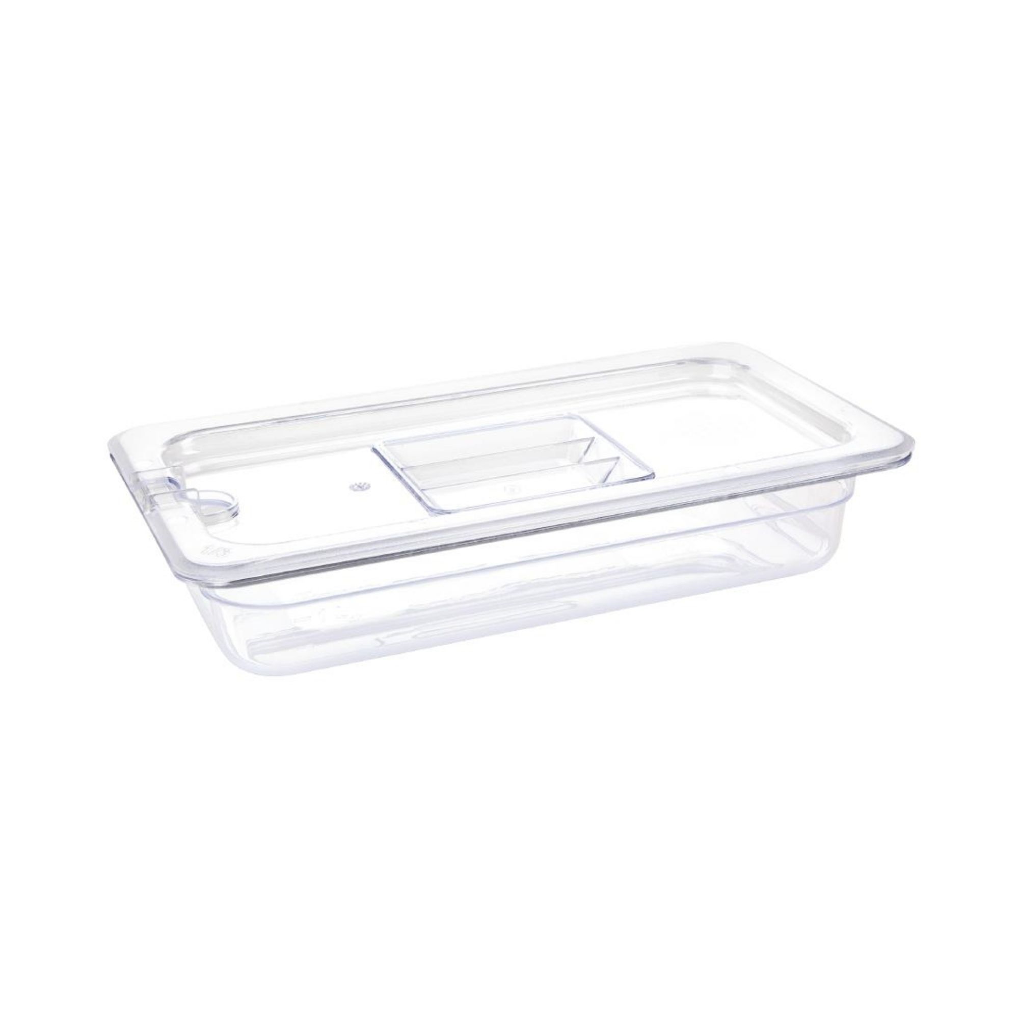 Picture of Vogue Polycarbonate 1/3 Gastronorm Container 65mm Clear