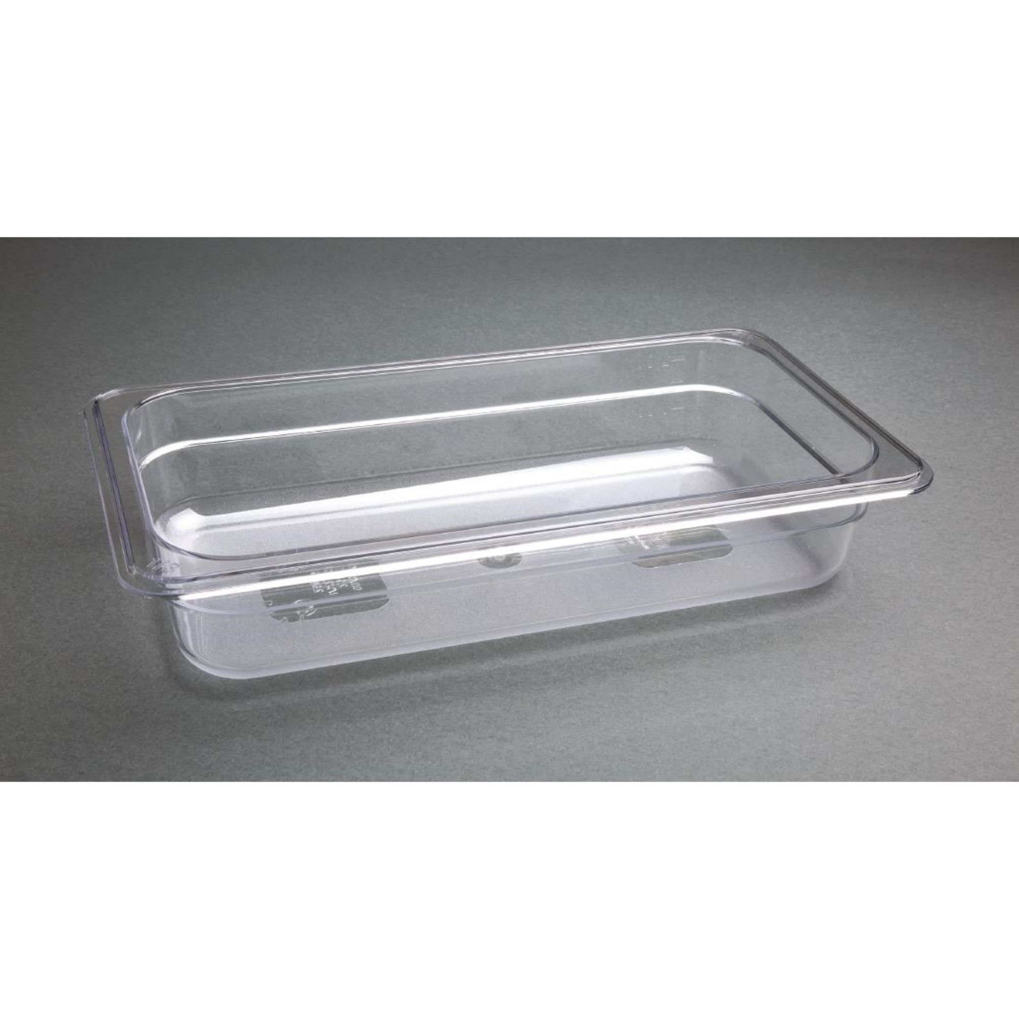 Picture of Vogue Polycarbonate 1/3 Gastronorm Container 65mm Clear
