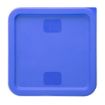 Picture of Hygiplas Square Food Storage Container Lid Blue Medium