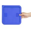 Picture of Hygiplas Square Food Storage Container Lid Blue Medium