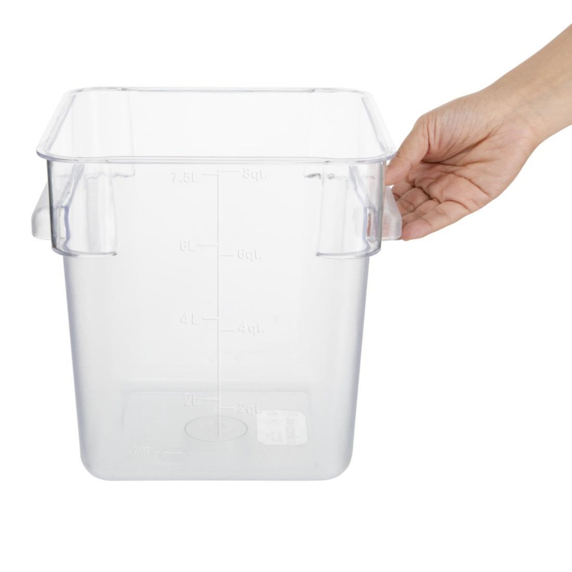 Picture of Hygiplas Polycarbonate Square Storage Container 7Ltr