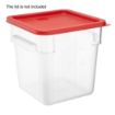 Picture of Hygiplas Polycarbonate Square Storage Container 7Ltr